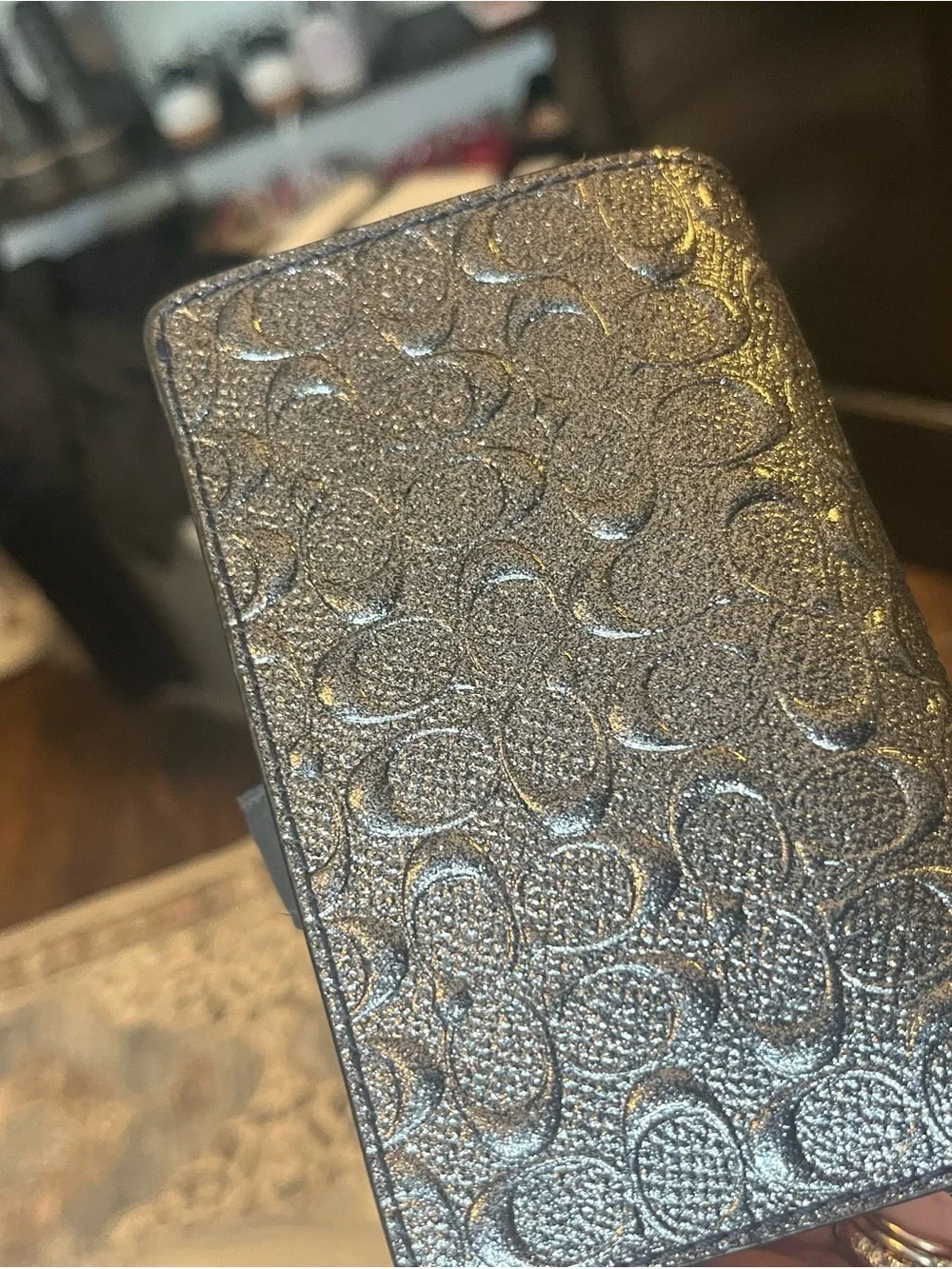 Coach Medium Corner Zip wallet